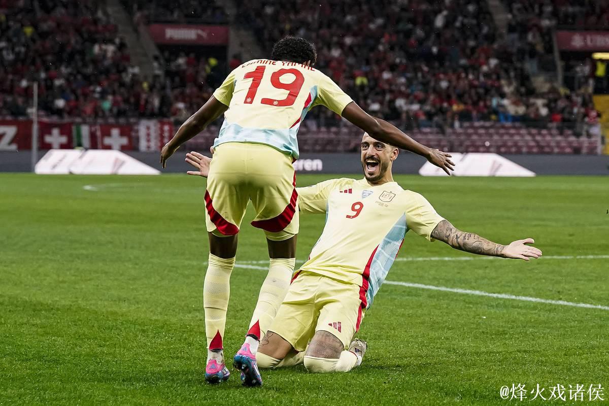 欧国联-何塞卢闪电进球法比安双响 10人西班牙4-1大胜瑞士 欧国联-何塞卢闪电进球法比安双响 10人西班牙4-1大胜瑞士